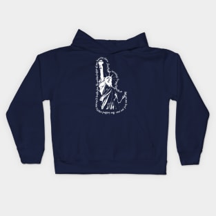 Statue of Liberty - Lady Liberty in White Kids Hoodie